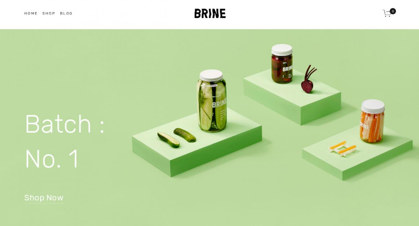 Squarespace Brine Template