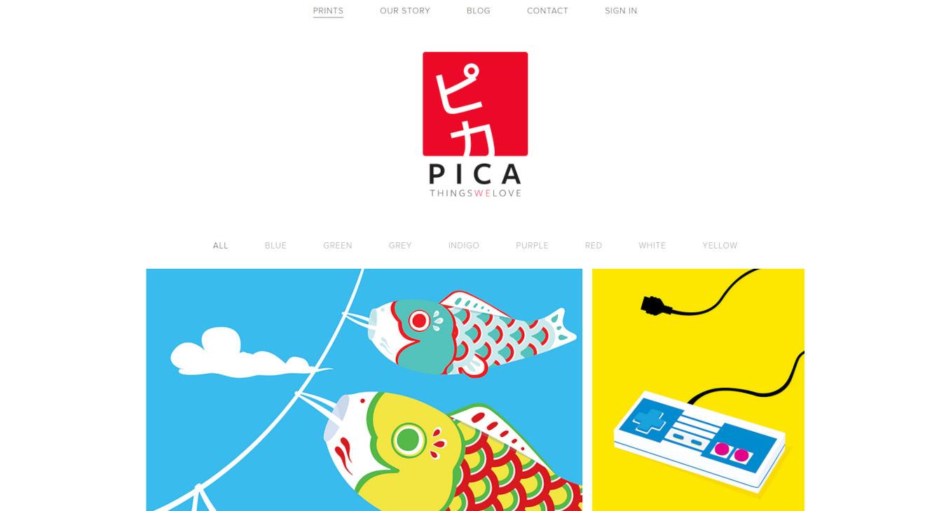 Announcing New Lower Shipping Fees! — PICA Things We Love  Japanese Design  Pop Art Print Illustrations and Poster Quotes